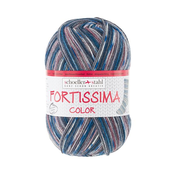 Пряжа Austermann (Аустерманн) Fortissima Socka 4-fach color / уп.5 мот. по 100 г, 420м, фермер