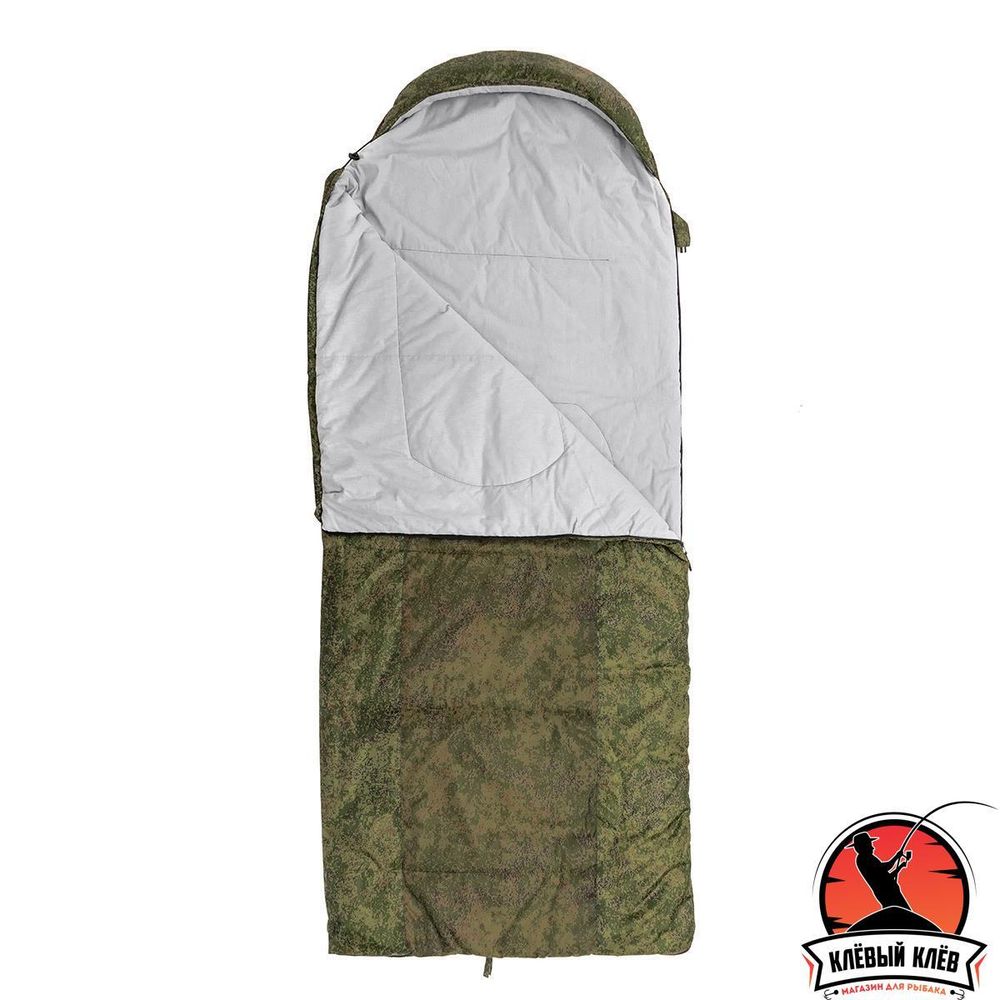 Спальный мешок БАТЫР EXTREME (220х90) Stratex 300 КМФ цифра (HS-SB-ST300-220x90) Helios