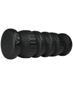 Ролик массажный FA-526, PU, средняя жесткость, 30x10 см, черный