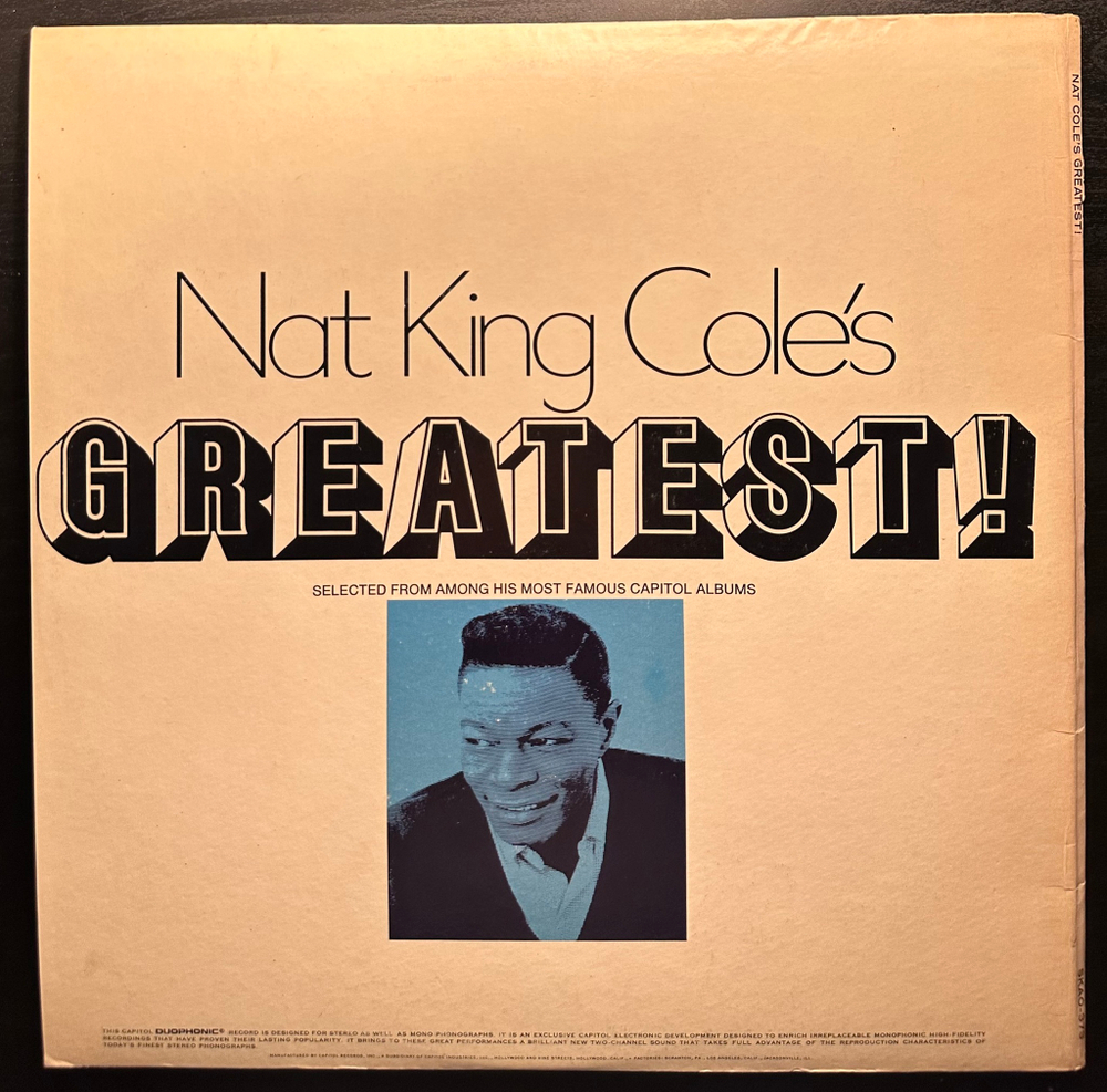 Nat King Cole - Nat King Cole's Greatest! (США 1969г.)