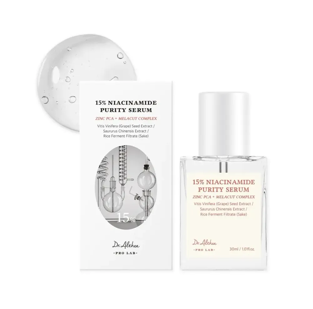 Dr.Althea 15% Niacinamide Purity Serum 30 ml. Dr.Althea 15% Niacinamide Purity Serum 30 ml.