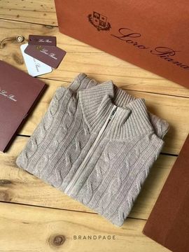 Свитер бежевый от Loro Piana Treccia BP5-676794