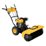 Снегоуборочная машина гибридная с функцией подметания Denzel SWB-800, 212 сс, руч. старт, 2 насадки