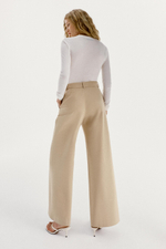 ШИРОКИЕ БРЮКИ С ВЫСОКОЙ ПОСАДКОЙ — ZARA