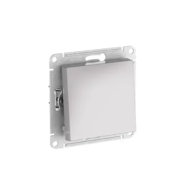 ATLASDESIGN AQUA 1-клавишный ПЕРЕКЛЮЧАТЕЛЬ, IP44, сх.6, 10АХ, мех., быстрозажим. клем., АЛЮМИНИЙ