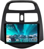 Магнитола для Chevrolet Spark M300 2009-2022, Ravon R2 (рамка матовая) - Teyes CC4 монитор 9.2" 2K QLED на Android 14, Быстрейшая, Snapdragon 680, DSP, CarPlay, 4G SIM-слот