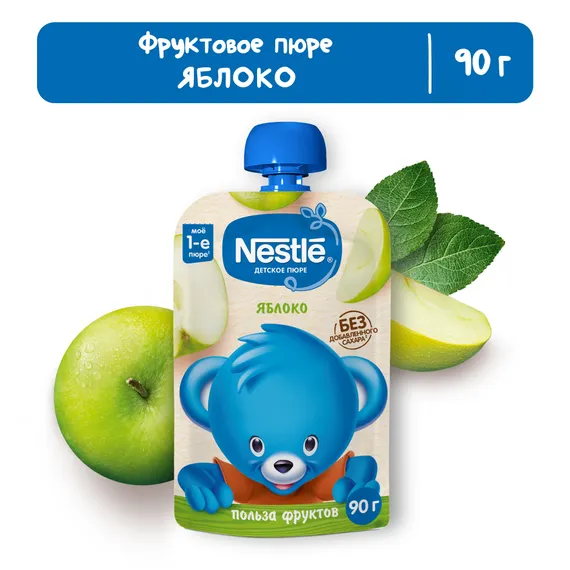 Пюре Nestle Яблоко с 4 мес 90 г