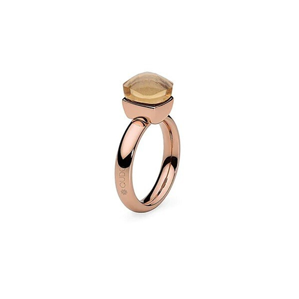 Кольцо Qudo Firenze champagne 17.2 мм 612084 BR/RG размер 17,2