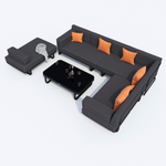 Диван правый Ideal Patio ТЕСОРА
