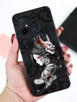 Чехол для Xiaomi Redmi 12C и Poco C55 с принтом