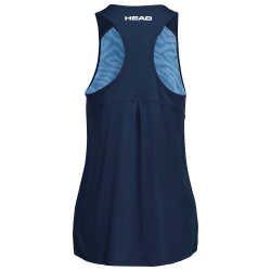 Женский топ теннисный Head Agility Tank Top W - dark blue/print vision