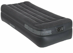 Кровать надувная Intex, 191х99х42 см, 64132NP, нас встроен, электр, флок, с ребрами жест, 136 кг