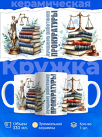 Кружка ТМ Ларец, лучшему прокурору, 330мл, 1шт