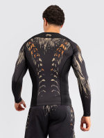 Рашгард Venum Tiger Black/Neo Orange L/S