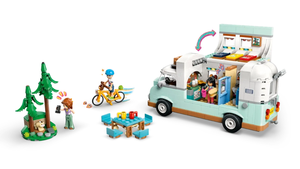 Конструктор LEGO Friends 42663 Приключение в туристическом фургоне дружбы