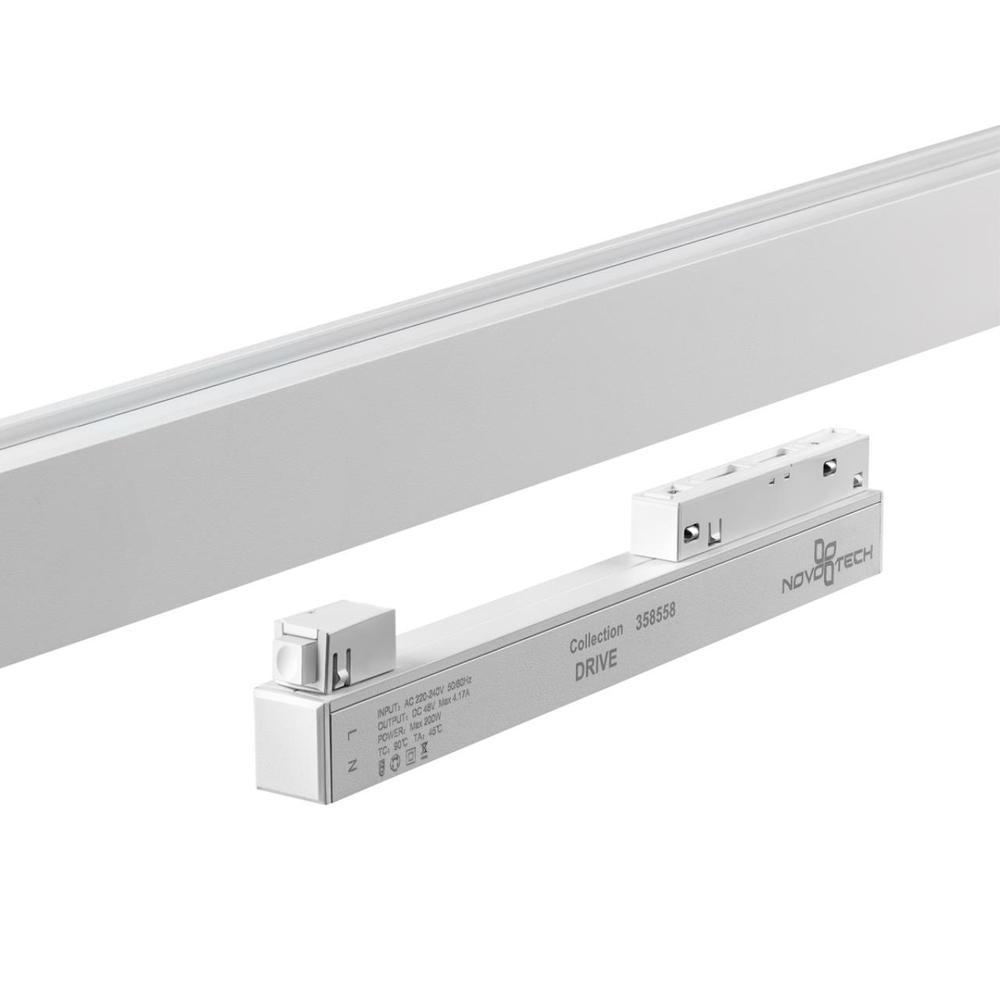 358558 DRIVE NT21 140 белый Драйвер IP20 200W 48V FLUM