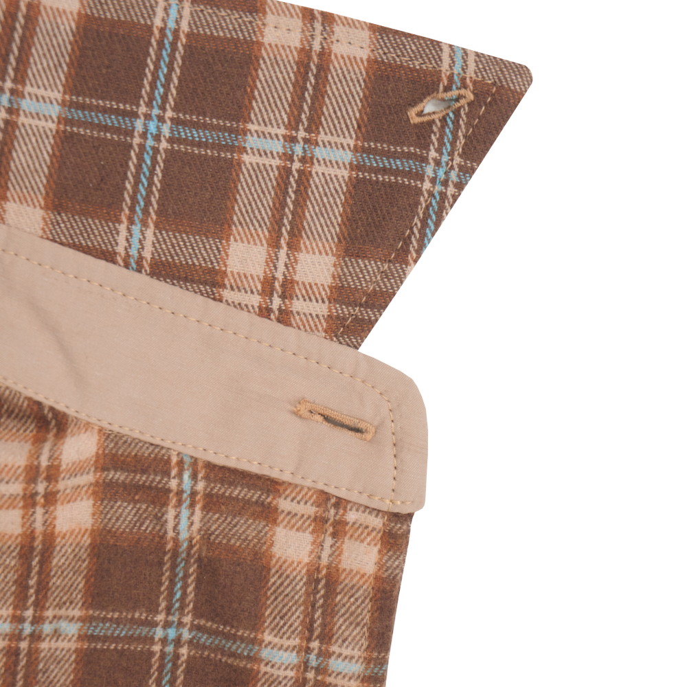 Рубашка Called a Garment Human Flannel "Brown"