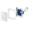 Розетка компьютерная RJ45 Cat 6 Voltum S70 Белый матовый VLS060102