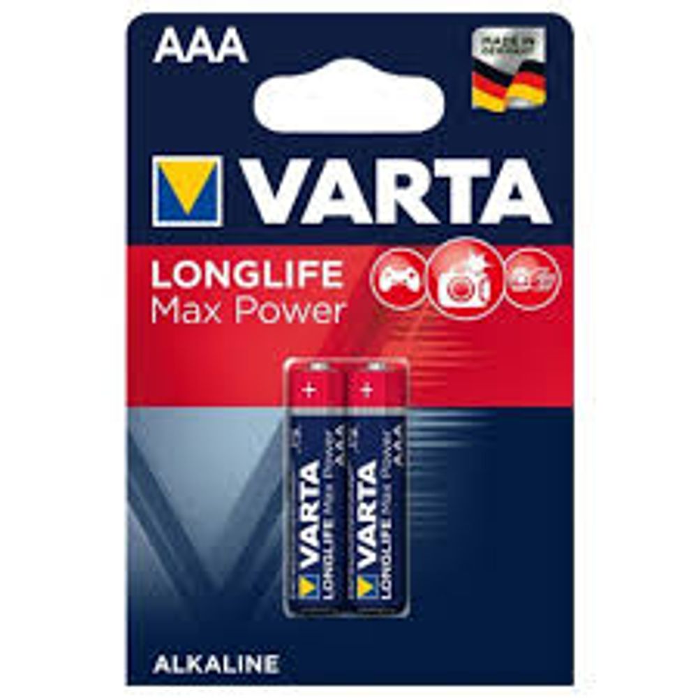 Батарейка Varta LONGLIFE MAX POWER  LR03 AAA BL2 Alkaline 1.5V