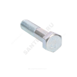 Болт стальной оц М16х80 к.п. 5.8 шестигранный вес DIN 931 (ГОСТ 7798-70)