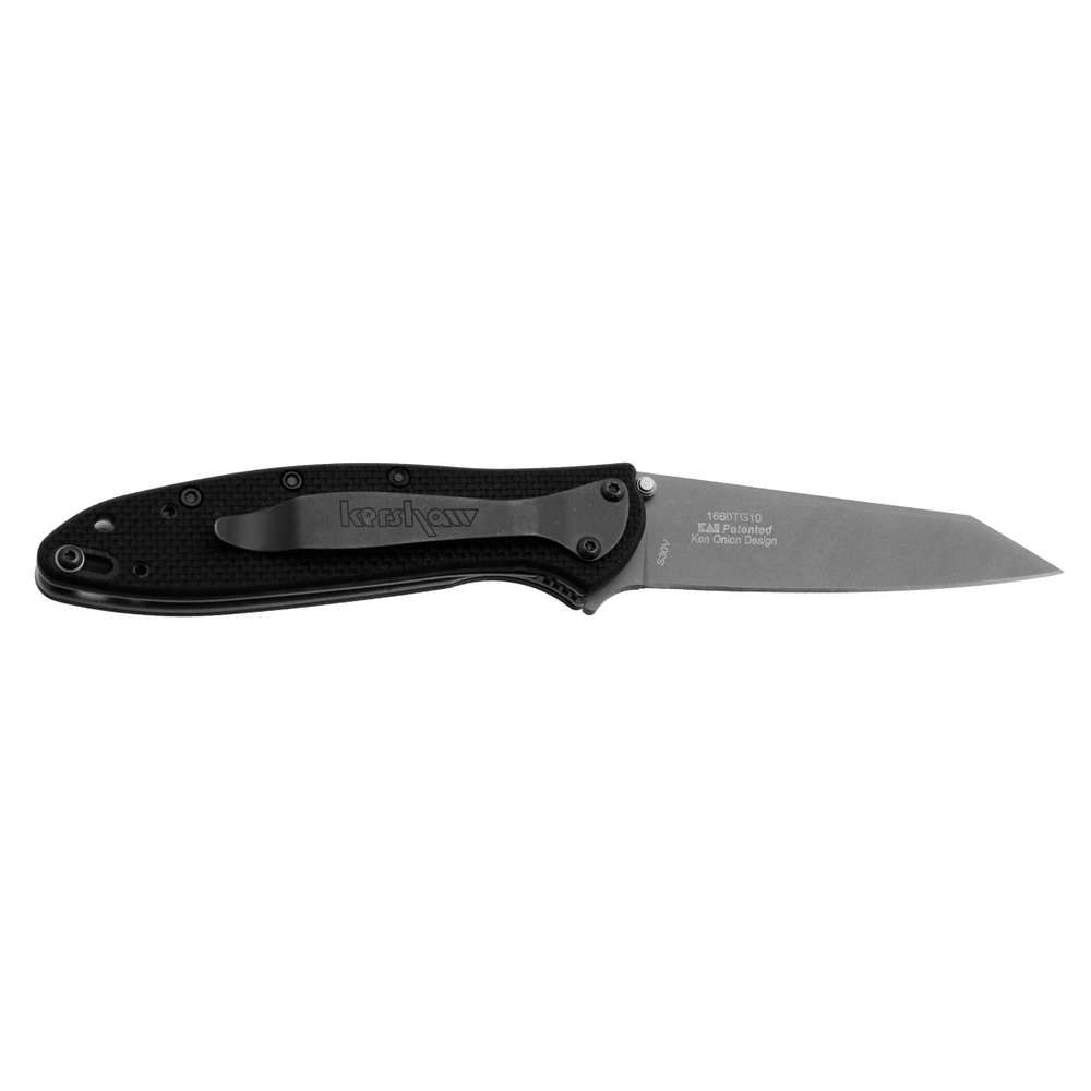 Полуавтоматический нож Kershaw Leek, сталь дамаск, 1660TG10