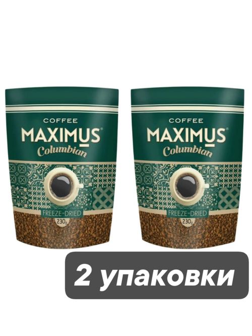 Кофе растворимый Maximus Columbian 230 г x 2 шт