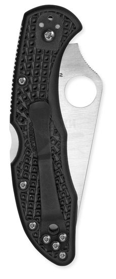 Складной нож Spyderco Delica C11PSBK c клинком из стали VG-10, рукоять FRN
