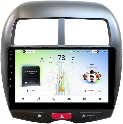 Магнитола для Mitsubishi ASX 2010-2016, Peugeot 4008, Citroen C4 Aircross - Teyes CC4L-DTS монитор 10.1" IPS, Android 14, Быстрая, Snapdragon 662, CarPlay, 4G SIM-слот