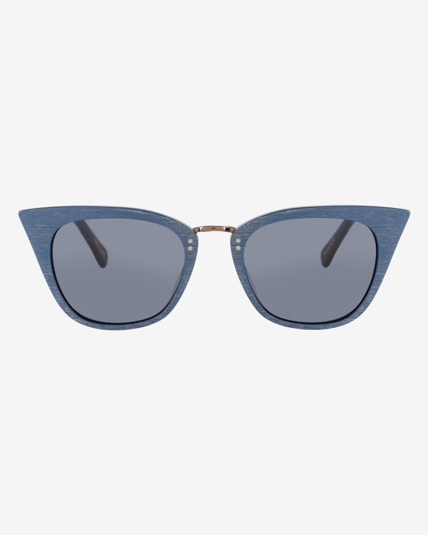Очки солнцезащитные Spunky Pussy cat 6 Blue Wood / Dark grey lens - фото 1