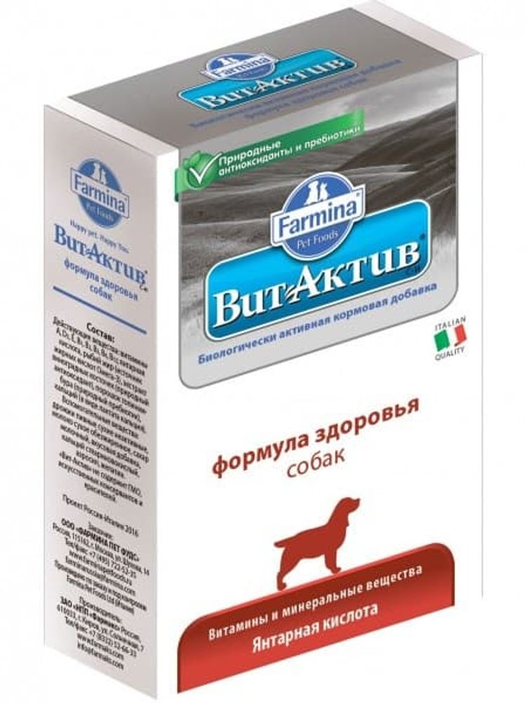 Вит-Актив Формула здоровья собак 60 таб.