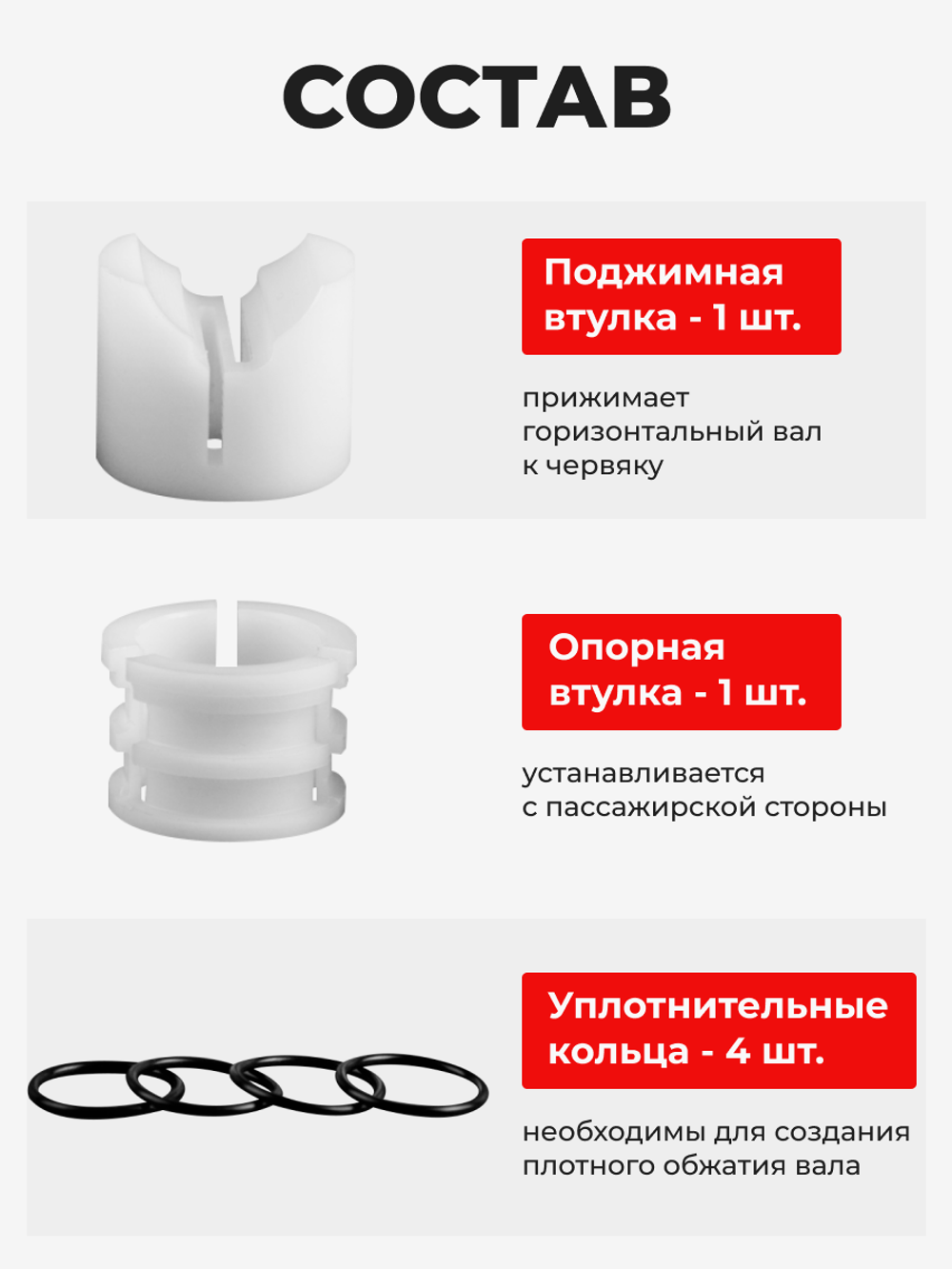 Ремкомплект рулевой рейки для ЭУР Nissan Juke F15 (06.2010-02.2011) (R-32)