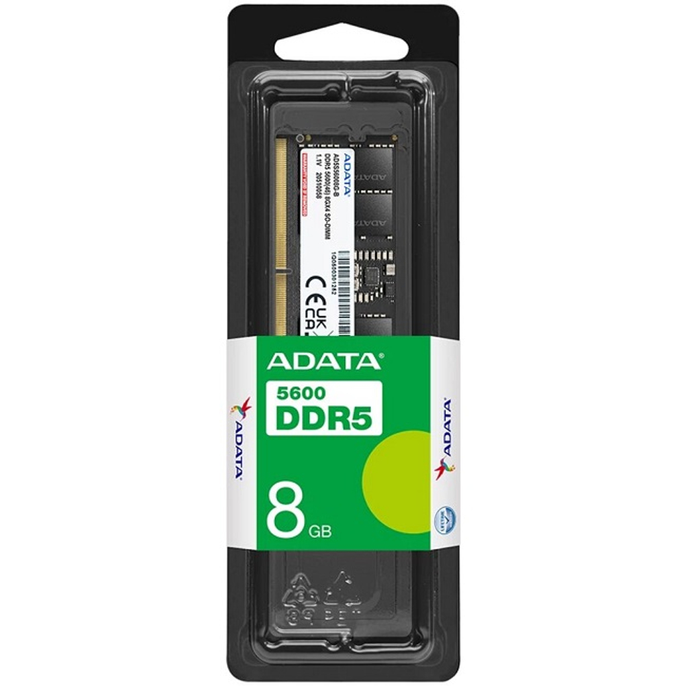 Оперативная память DIMM DDR5 8Gb, 5600Mhz, PC5-44800, ADATA (AD5U56008G-S)
