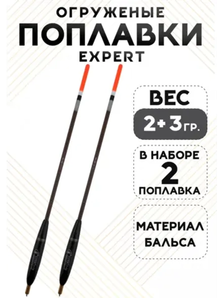 Поплавки для рыбалки летние для дальнего заброса, 2+3 гр.