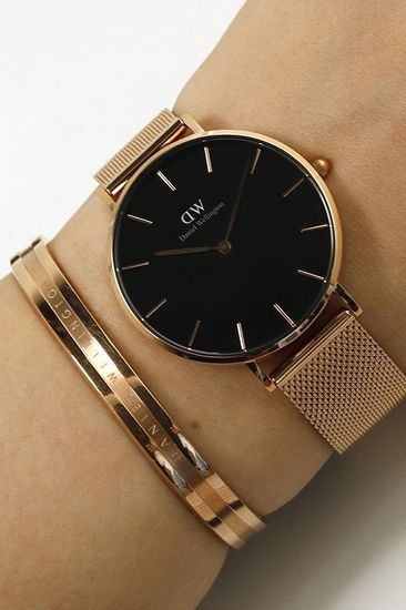 Наручные часы с браслетом Daniel Wellington (часы DW00100161 + браслет DW00400140)