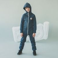 Комбинезон подростковый с капюшоном "Графит"