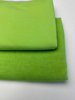 Набор отрезов Tropical green лён + хлопок