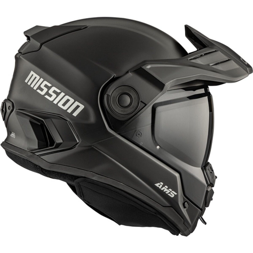 Шлем CKX MISSION DL SMK SOLID BK MAT XL