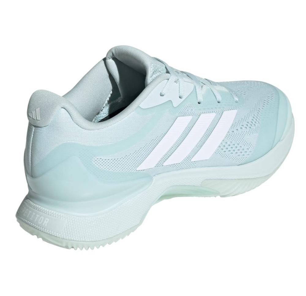 Женские теннисные кроссовки Adidas Avacourt 3 Clay - halo mint/cloud white/cloud white