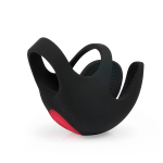 Черная вибронасадка на пенис и мошонку Bior Toys Sex Expert SEM-55231
