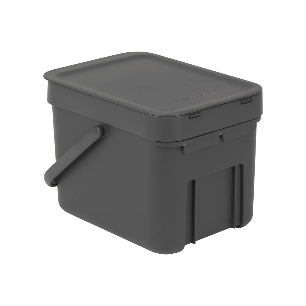 Brabantia Контейнер для сортировки мусора Sort & Go 6л, серый 109720