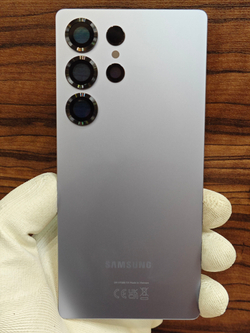 Задняя крышка ПРЕМИУМ для Samsung S25 Ultra S938 ( заднее стекло ) Цвет: Голубой Титан