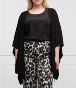 пончо storia plus size Persona by Marina Rinaldi - черный(1731042)