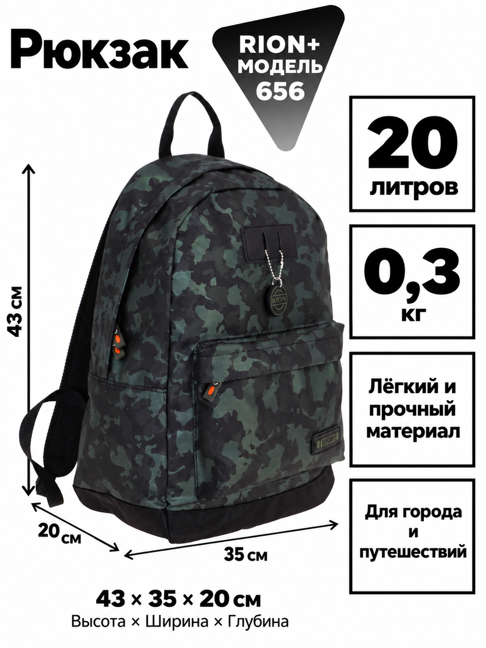 RION+ 656KMF — инфографика