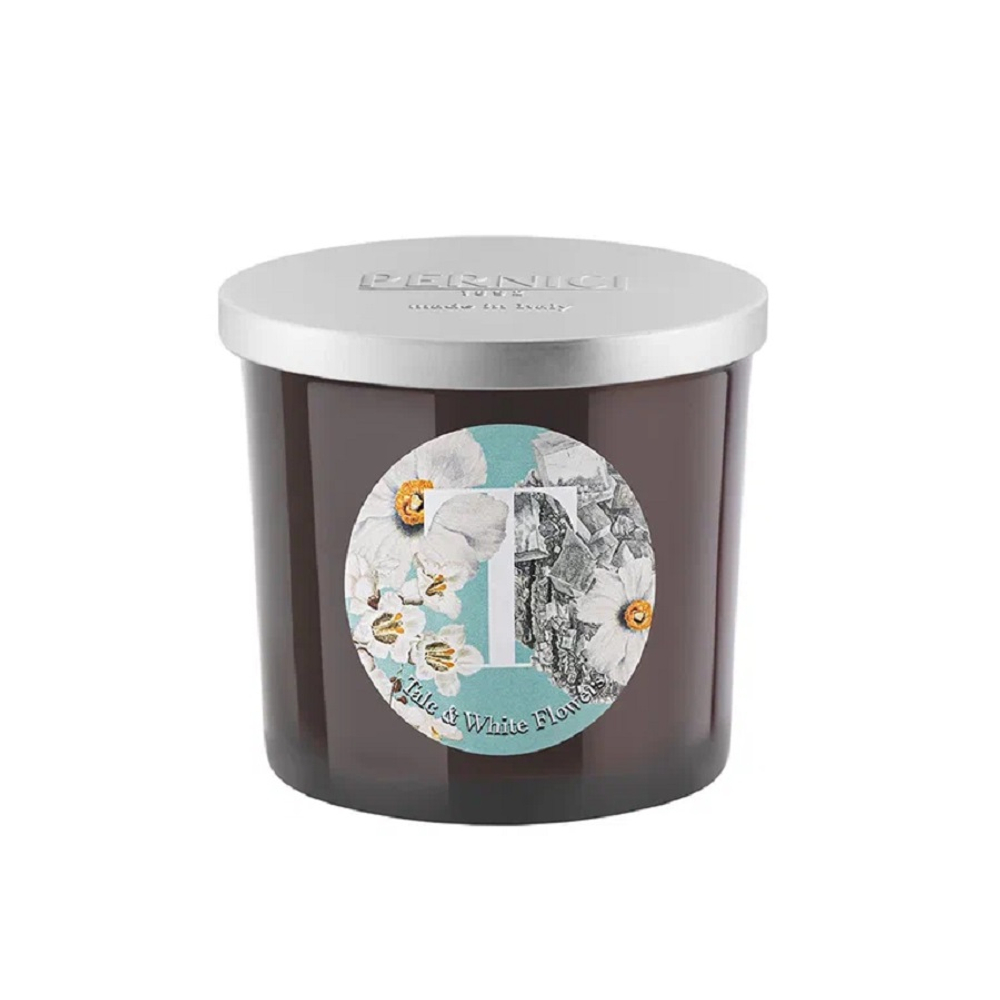 Свеча ароматическая Talc & White flowers (Тальк и Белые цветы), 200 г
