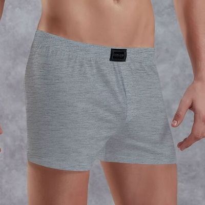 Хлопковые трусы-боксеры свободного покроя Doreanse Cotton Basic (Размер: XXL) (Цвет: светло-серый)