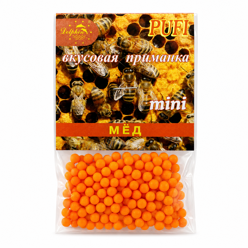 Насадка рыболовная PUFFI mini МЕД (10шт/уп) #26