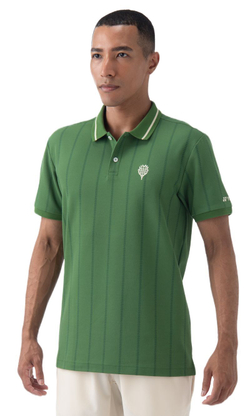 Мужское теннисное поло Yonex Polo Shirt - оливково-зеленый