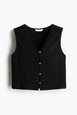 Жилет из текстурного джерси - H&M