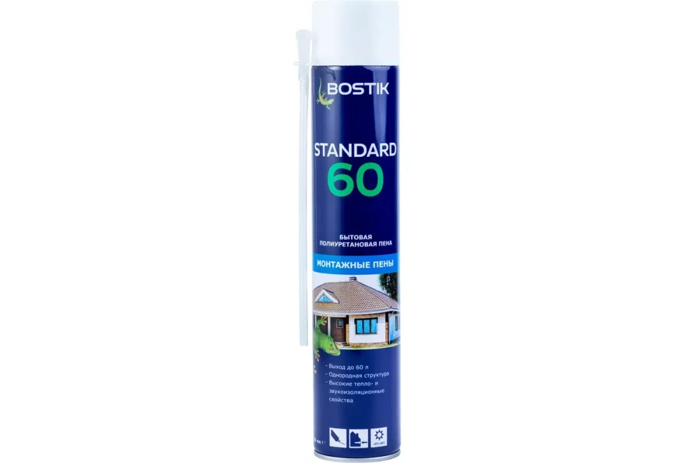 Пена стандартная Bostik Standard 60 750 мл выход 60 л