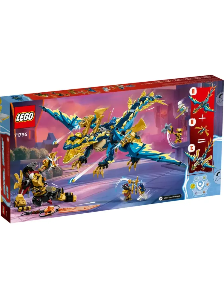 Конструктор NINJAGO 71796 Дракон против Робота-императрицы
